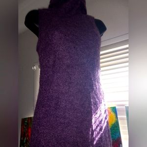 Plum Spandex Sleeveless Dress